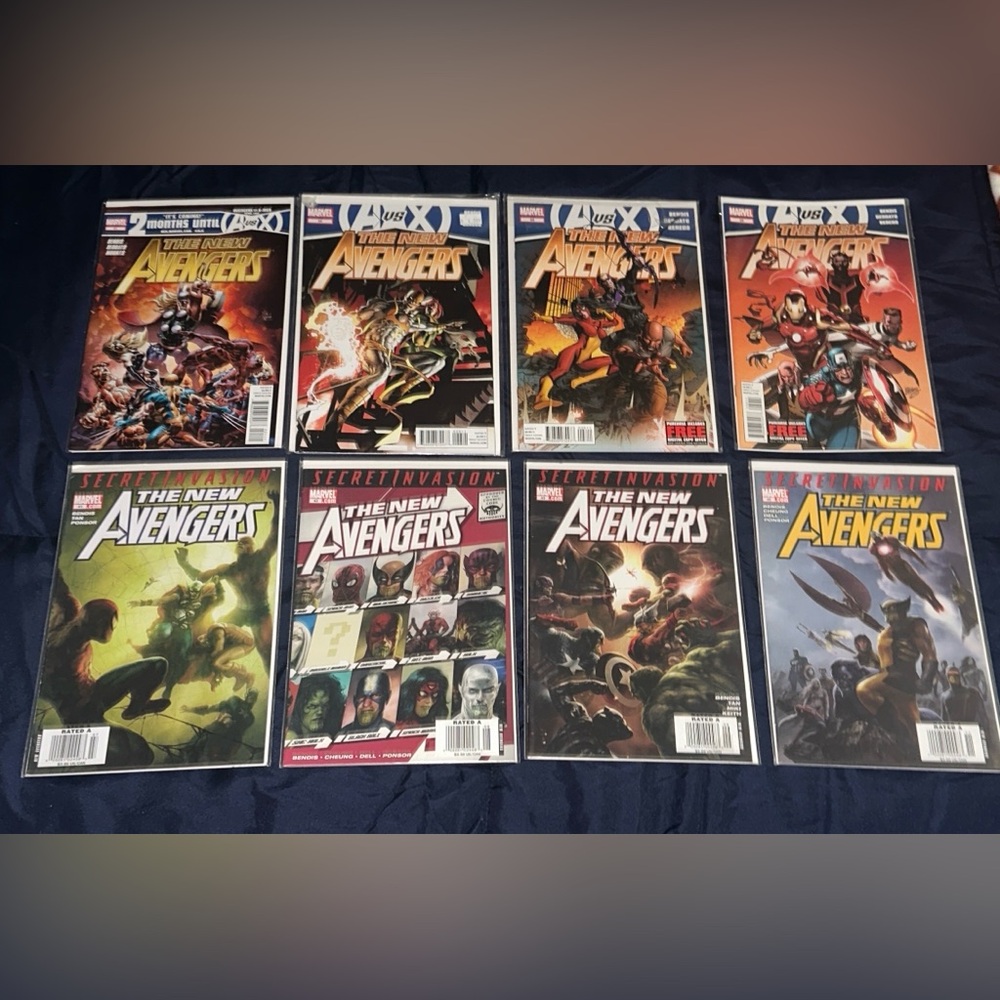 lot of 8 Marvel comics from The New Avengers